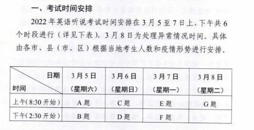 6月5日英语考试