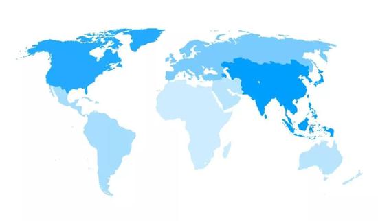 世界地图放大100000倍